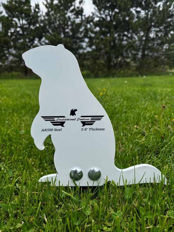 3/8" AR500 Groundhog Popper Target